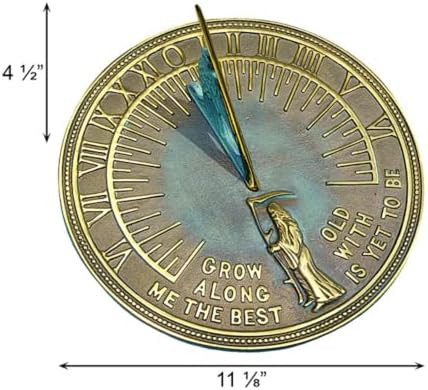 BestNest Rome Father Time Sundial and Baluster Pedestal - Image 3