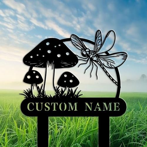 Personalized Garden Dragonfly Sign - Custom Name Iron Metal Plaque for Outdoor Yard Decor, Housewarming Gift, Family Home Marker - Image 5