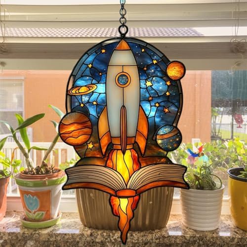 Book of Space and Galaxy Acrylic Suncatcher - Image 4