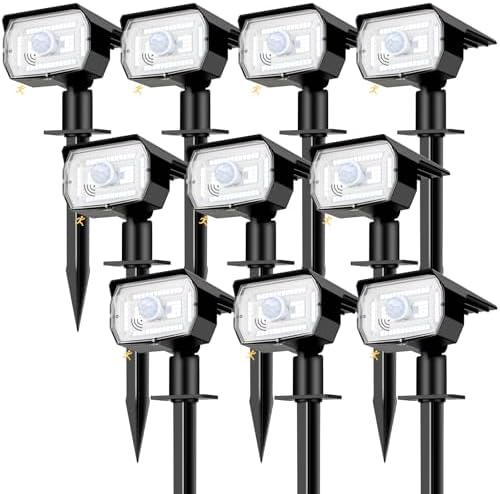 nipify Solar Lights Outdoor Waterproof, Motion Sensor Spot Landscape Light by Nipify