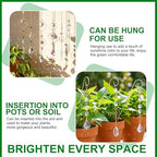 Rivvlive 6 Sets DIY Crystal Suncatcher Kit Sun Catchers Making Supplies Kit with 3 Size Tall Trellis for Potted Plants Indoor Plant Stake Suncatcher Decoration for Office Home - Image 4