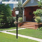 Outdoor Lamp Post,8.25FT Galvanized Steel Light Post,Street Light Pole - Image 4