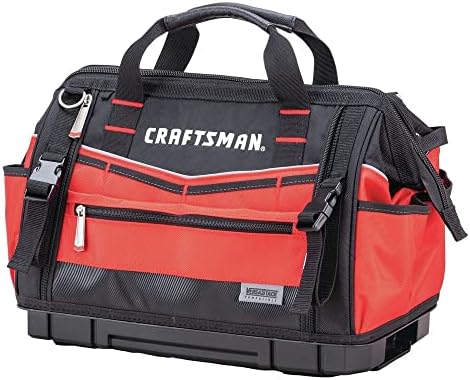 CRAFTSMAN VERSASTACK Zippered Tool Bag, 31 Pocket Organizer, Heavy Duty Tool Tote (CMST17622) by CRAFTSMAN