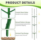 TCBWFY 4-Pack 63-Inch Adjustable Tomato Cages, Heavy-Duty Metal Plant Support Trellis for Garden and Pots, DIY Tomato Stakes, Height Adjustable 16 to 252 Inches - Image 5