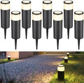LEONLITE 8-Pack Low Voltage Bollard Pathway Lights, 5W 400LM, 3000K by LEONLITE