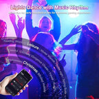 RGBCW LED Floodlight Outdoor 100W,Smart Colour Changing Wall Washer with APP Control/Music Sync/Timer/Dimmable/500W Equivalent/IP66 Waterproof Disco Light for Party,Garden,Halloween(4pcs,50W) - Image 2