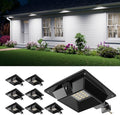 FALOVE 8 Pack Cool White Solar Powered Gutter Lights Outdoor Waterproof by FALOVE