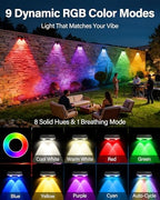 Solar Fence Lights Outdoor, 16 Pack Fence Lights Solar Powered - Image 3