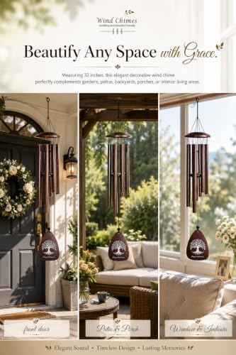 Retirement Gift for Woman Men 37" Wind Chimes Happy Retirement Decorations - Image 7