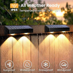 SOLPEX Solar Fence Lights Outdoor, Color Changing,Waterproof IP65, 8 Pack - Image 6