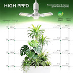 SANSI Hanging Grow Lights for Indoor Plants, Hanging Plant Light with Timer - Image 5