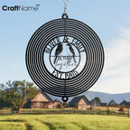 Personalized 60th Anniversary Love Bird Metal Wind Spinner, Garden Spinner Hanging Outdoor Decor, Perfect House Warming Gifts New Home, Custom Gift for Couple Parents Husband Wife - Image 2