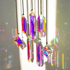 Set 7 Crystal Sun Catcher Prisms and 24pcs Crystal Heart Prisms - Image 2