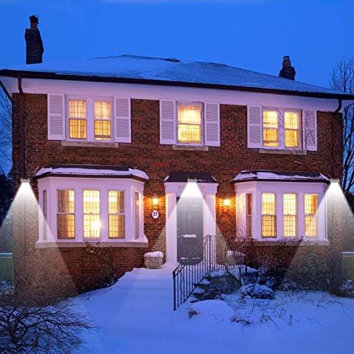 InnoGear 24 LED Solar Gutter Lights Outdoor Motion Sensor Wall Light, 4 Pcs - Image 7