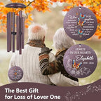 Personalized Butterfly Wind Chimes for Loss of Loved One Mom Dad - Image 2