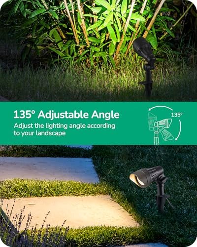 EDISHINE Low Voltage LED Landscape Lights, 3.2W 240LM Waterproof SpotLights - Image 3