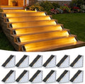 VOLISUN Solar Step Lights Outdoor Waterproof, LED Outdoor Stair Lights by VOLISUN