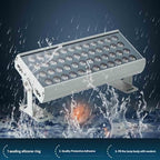 DC220V LED Beam Spotlight, Rectangle LED Spotlight, IP67 Outdoor Waterproof Beam Spot Lights, Tree Lighting, Landscape Floodlights, Garden Villa Courtyard Lawn Light(Blue Light,96W(220V)) - Image 3