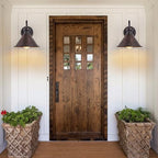 Tarentlight Gooseneck Outdoor Wall Sconce 1-Light E26 Socket Farmhouse Wall Mount Porch & Patio Lights,9.3Inch Width Casting Aluminum Shade,Oil Rubbed Bronze,Easily Installed in Outdoor and Indoor. - Image 3