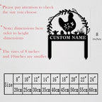 Custom Hen Garden Stake - Personalized Name Plaque Sign,Chicken Coop Sign，Custom Metal Yard Art for Outdoor Decor, Rustproof Lawn Ornament, Farmhouse Insert Sign for Garden & Patio - Image 3
