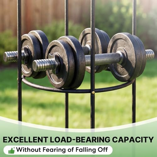 Metal Trellis for Climbing Plants Outdoor, 2026 Upgrade 100% Metal with Powder Coating, Rose, Flowers, Grape, Pea, Cucumber Tomato Cage - 6.3 FT Freestanding Plant Support - Image 4