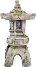 Buddha Statue,Garden Solar Ornament Japanese Pagoda, Outdoor Decor Sculpture Lantern Decor Buddha by Unknown
