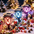 GIGALUMI Solar Christmas Lights Outdoor Decor, Multicolor Pathway Lights by GIGALUMI