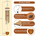 Wind Chimes for Outside,30" Large Deep Tone Sympathy Chimes, Memorial Loss of Loved One Mother Father, Meaningful Bereavement/Memorial/Sympathy Gift in Memory a one - Image 2
