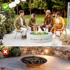 20 Pounds Fire Glass 1/4 Inch High Reflective Tempered Firepit Glass - Image 6