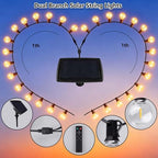 55Ft Solar String Lights Outdoor , IP65 Waterproof,LDE Edison Bulb Remote - Image 3