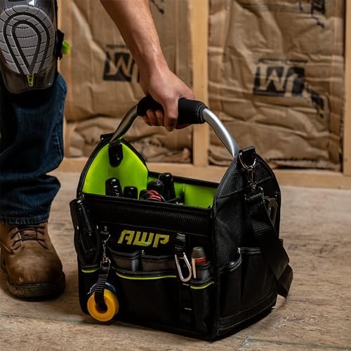 AWP Tool Bags, Premium Tool Bag, Black, Durable Tool Tote, for Professionals and Contractors - Image 5
