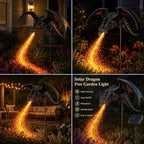Solar Dragon Fire Garden Light, Dragon Garden Stake Outdoor Decor (1Pcs) - Image 6