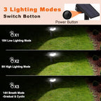 Solar Lights Outdoor Waterproof Solar Garden Light for Outside Yard Landscape Lighting Pathway Spot Lights Spotlight Wall Light Auto On/Off, Pack of 6 (Cool White) - Image 2