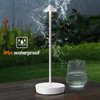 Set of 2 Cordless Rechargeable Led Table Lamp Battery Operated Light White - Image 5