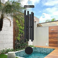 Suntimber 48" Large Wind Chimes for Outside Deep Tone, 6 Heavy Tubed Tubes by Suntimber