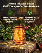 DIBIEECN Birthday Gifts for Women, Solar Lanterns, Dragonfly, 2 Pack - Image 5