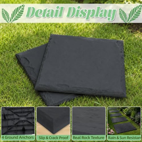 8 Pack Garden Stepping Stones - Image 4