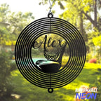Personalized Golf Outdoor Wind Spinner Sublimation Custom Name Metal Art Kinetic Ornament Laser Cut 3D Decor for Lawn Patio Porch Indoor Garden Yard Golf Lovers Dads Father Presents - Image 4