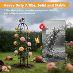 Elegant Outdoor Garden Trellis for Climbing Plants with 100% Premium Metal - Image 3