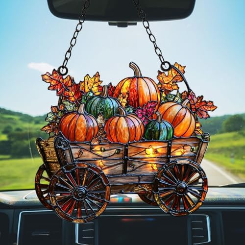 Pumpkin Harvest Autumn Fall Acrylic Suncatcher - Image 5