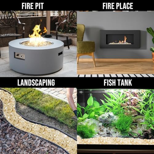 Skyflame High Luster 10-Pound Fire Glass for Fire Pit Fireplace - Image 6