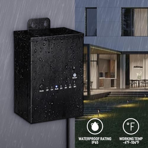 LEONLITE 100W Outdoor Low Voltage Landscape Transformer, 120V AC to 12V DC - Image 7