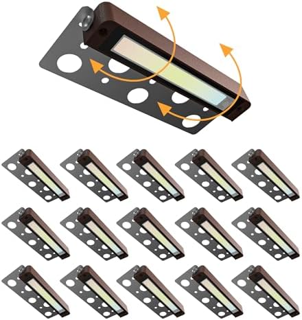 7" LED Retaining Wall Light, 16-Pack Low Voltage Landscape Lights by Lawyettle