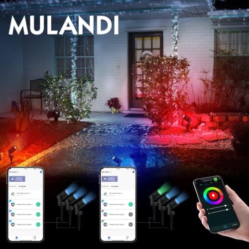 Smart Landscape Lighting 12V App Control Color Changing LED, 3 Pack - Image 2