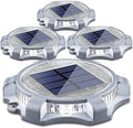 SIEDiNLAR Solar Deck Lights Outdoor 2 Modes LED, 4 Pack White/Warm Lighting by Siedinlar
