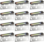 7 Inch RGB LED Retaining Wall Lights, 2700K-5000K Selectable, 12-24V 5W 200LM Low Voltage Paver Lights, IP65 Waterproof LED Landscape Hardscape Light, ETL Listed, 12PK by RUNBISON