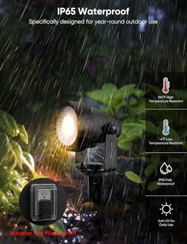 APPECK Landscape Lighting, RGBW Spotlights with APP Control,8 Pack - Image 6