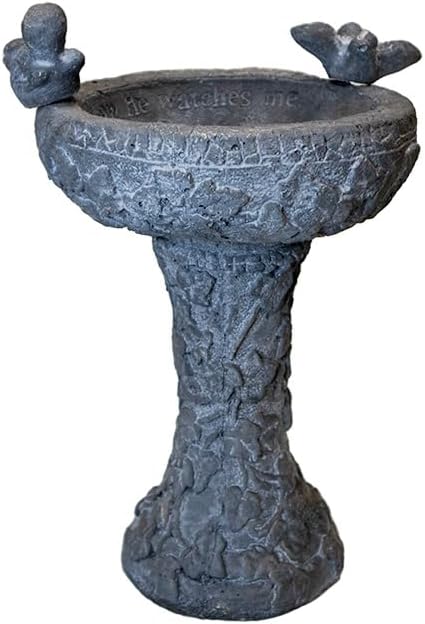 Athens His Eye is on The Sparrow Bird Bath, Flint by Unknown