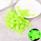 Glow in The Dark Pebbles 600 Pcs Glow in The Dark Pebbles Water Tank Luminous Stones Garden Path Aquarium Glowing Outdoor Decorations(Rose) - Image 4