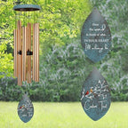 ASTARIN Personalized Sympathy Wind Chimes Deep Tone, 35inch Cardinal Wind Chimes, in Loving Memory of Dad/Mom, Memorial Gifts for Funeral Condolences(Produced in Texas) - Image 7